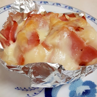 お弁当に！(^^)冷凍里芋とベーコンのチーズ焼き♪